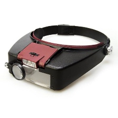 Изображение товара Лупа VEBER MG81007-A (налобная с подсветкой)