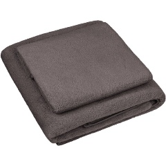 Изображение товара Набор полотенец махровых Luscan 300г/м2,35x75/70x140см темно-серый