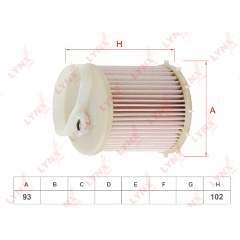 Изображение товара Фильтр топливный LYNXauto LF-1919