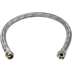 Изображение товара Гибкая подводка для воды Lytcho eco в стальной оплетке(стальная гайка), Г/Ш, 800 мм