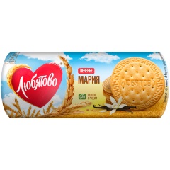 Изображение товара Печенье Любятово Мария традиционное 156 г хрустящее натуральное