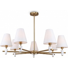 Изображение товара Люстра на штанге Freya Pietra FR5371CL-07BS современная стильная интерьерная лампа для гостиной