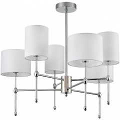 Изображение товара Люстра на штанге Lumion Latti 6589 6C классика цвет хром металлические плафоны