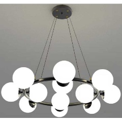 Изображение товара Подвесная люстра Alfa Light F2024-14 E27 25 ламп черный стиль модерн