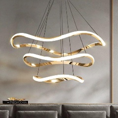 Изображение товара Подвесная люстра Alfa Light F3224-119 D800 3 LED для спальни стиль модерн