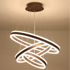 Изображение товара Подвесная люстра Alfa Light F3324-27 стиль модерн для спальни с 3 светодиодными лампами