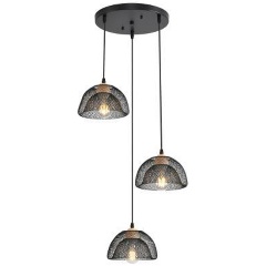 Изображение товара Подвесная люстра Alfa Light F3524-33 Black E27 3 лампы модерн стиль