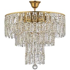 Изображение товара Подвесная люстра Arti Lampadari Elite Deliceto E 1.5.46.100 для спальни, стиль современный, золото