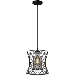 Изображение товара Подвесная люстра Reluce 70071-3.4-01 BK современная в спальню черная