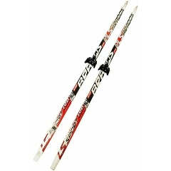 Изображение товара Лыжный комплект STC 75 мм, 175 см без палок, WAX Brados LS Sport 3D black/red