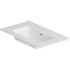 Изображение товара Раковина мебельная M7BWCC0802WG Sense, керамическая, 80 см, встроенная, цвет: белый, глянец AM.PM