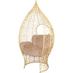 Изображение товара Кресло Свеча M-GROUP бежевое, бежевая подушка