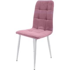 Изображение товара Обеденный стул M-GROUP ЛЕОН классика пудровый белый металлический каркас