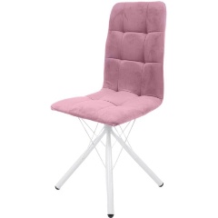 Изображение товара Стул обеденный M-GROUP ЛЕОН паутинка, пудровый, белые ножки