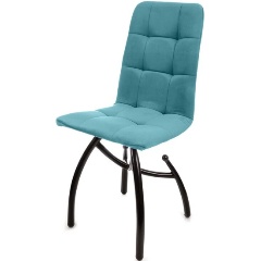 Изображение товара Обеденный стул M-GROUP ЛЕОН с шариками аквамарин популярный дизайн