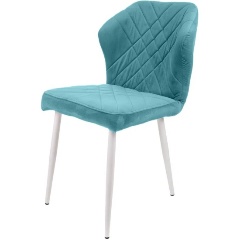 Изображение товара Стул обеденный M-GROUP НИЦЦА, аквамарин, белые ножки