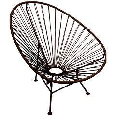 Изображение товара Садовое кресло M-GROUP "Ракушка", коричневый