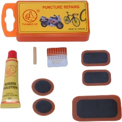 Изображение товара Аптечка M-WAVE 6-648254 5 заплаток, клей 8мл, терка, ниппель, желтая