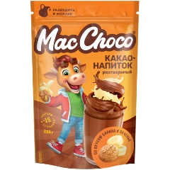 Изображение товара Какао-напиток MacChoco со вкусом банан-печенье 235 г