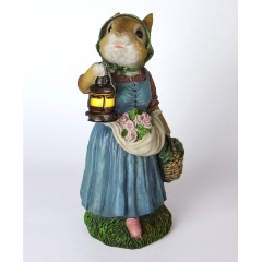 Изображение товара Фигурка садовая MAGIC ART Белка с фонарем