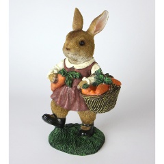 Изображение товара Фигурка садовая MAGIC ART Крольчиха с морковью