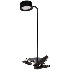 Изображение товара Магнитный переносной светильник REXANT с 3 креплениями, круглый, черный