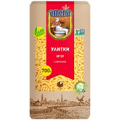 Изображение товара Макаронные изделия AMERIA Улитки № 059 700 г