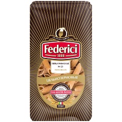 Изображение товара Макаронные изделия FEDERICI (Федеричи) цельнозерновые Перья рифлёные №23 400 г