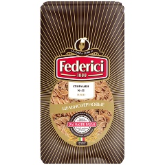 Изображение товара Макаронные изделия FEDERICI (Федеричи) цельнозерновые Спиральки №42 400 г