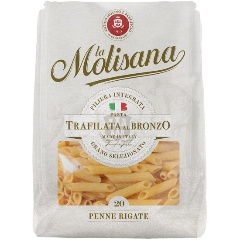 Изображение товара Макаронные изделия La Molisana Перья рифленые 450 г — итальянская паста для блюд