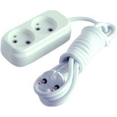 Изображение товара Удлинитель Makel 2х5м без заземл. 10А IP20, MGP104