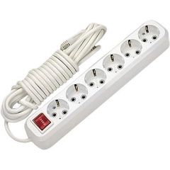 Изображение товара Удлинитель Makel 6х5м с заземл. 16А IP20 с выкл., MGP234
