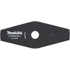 Изображение товара Нож для травы Makita 2 зуба, d- 230x25,4мм (D-66058)