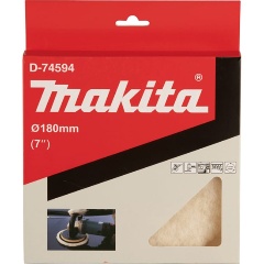 Изображение товара Насадка для полировки из шерсти MAKITA 180 мм (липучка) (D-74594)
