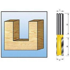 Изображение товара Фреза пазовая Makita с двумя режущими кромками 20x6мм