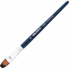 Изображение товара Кисть МАЛЕВИЧЪ из синтетики Andy №14 плоскоовальная для акрил и гуаш