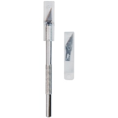 Изображение товара Макетный нож МАЛЕВИЧЪ 2 лезвия для бумаги и пластика