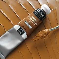 Изображение товара Краска масляная МАЛЕВИЧЪ Tician, Сиена натуральная, 46 мл