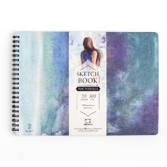 Изображение товара Альбом для акварели Малевичъ "Waterfall", 300 г/м2, 26х19 см, 20л