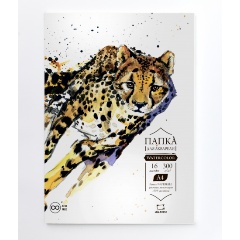 Изображение товара Папка для акварели Малевичъ "Waterfall", 300 г/м, А4, 16л