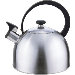Изображение товара Чайник со свистком Mallony Opera, зеркальная полировка, 2,5 л