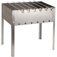 Изображение товара Мангал сборный ROYALGRILL 80-042 35х25см +6 шампуров в коробке