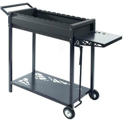 Изображение товара Мангал стационарный 102х36х80 см, (дровница, столик), ROYALGRILL™