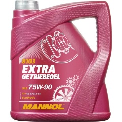Изображение товара Трансмиссионное масло MANNOL Extra Getriebeoel 75W-90 синтетическое 4 л