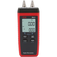 Изображение товара Цифровой манометр RGK PM-12 двухканальный для давления и скорости воздуха