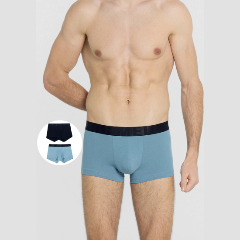 Изображение товара Трусы-боксеры (2 шт.) MARK FORMELLE 411215-2 мужские, цвет серо-голубой, размер 48
