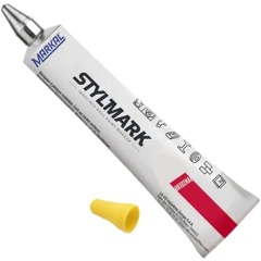 Изображение товара Маркер промышленный перманентный с шариковым наконечником MARKAL STYLMARK ЖЕЛТЫЙ