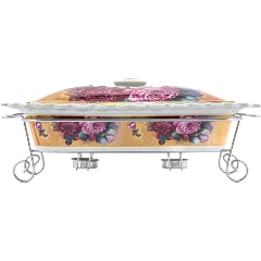 Изображение товара Мармит Rosenberg керамический с крышкой-R-155024