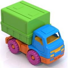 Изображение товара Игрушка Нордпласт 112262 Фургон Казачок — реалистичная сельхозтехника для детей