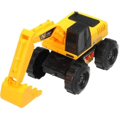 Изображение товара Пластиковая модель экскаватора ТЕХНОПАРК 15,5 см с звуком и светом для детей от 3 лет